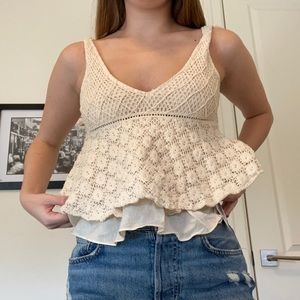 ZARA cream top